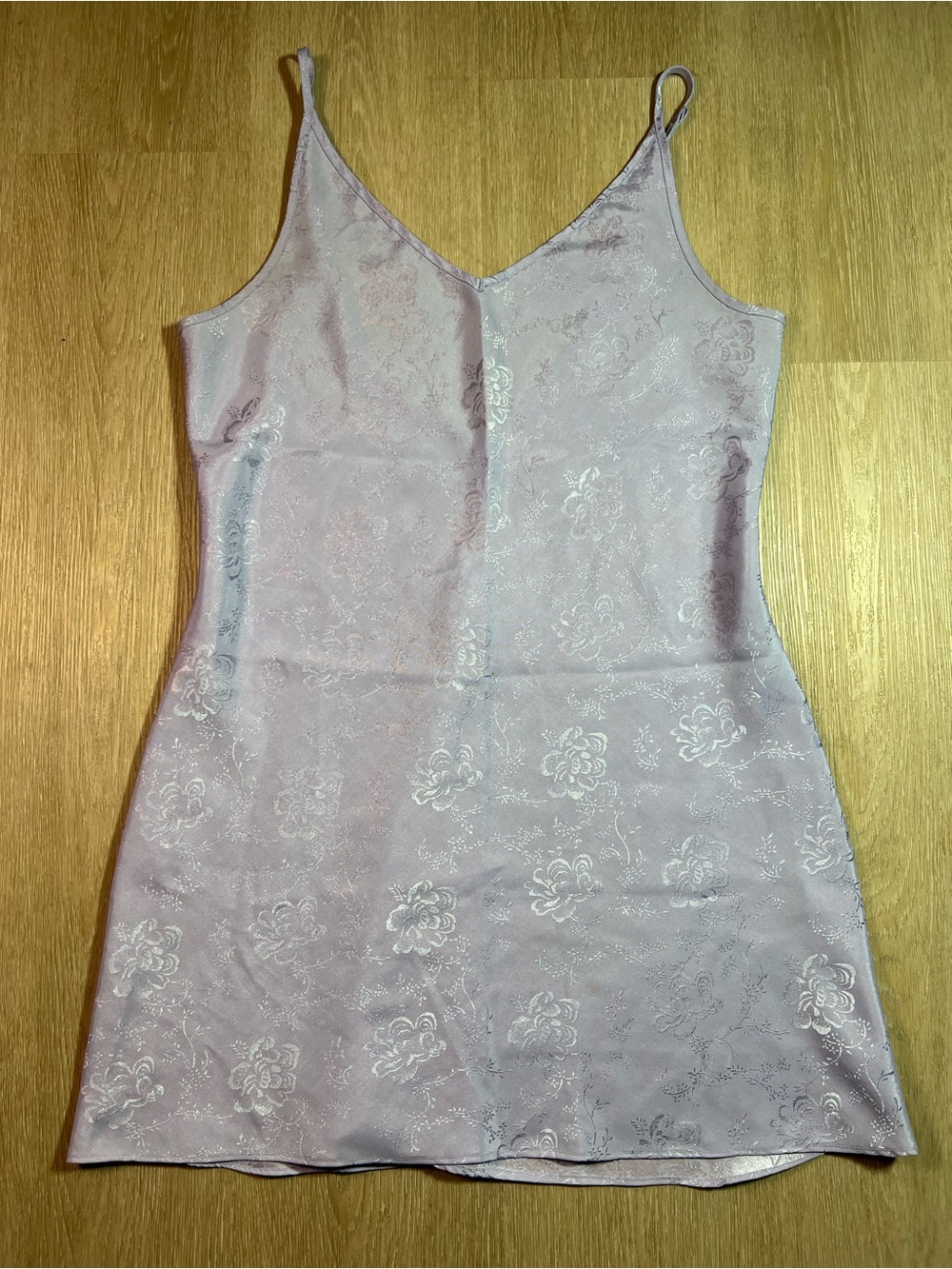 Vintage Slip Chemise Floral Nightdress in Lavender